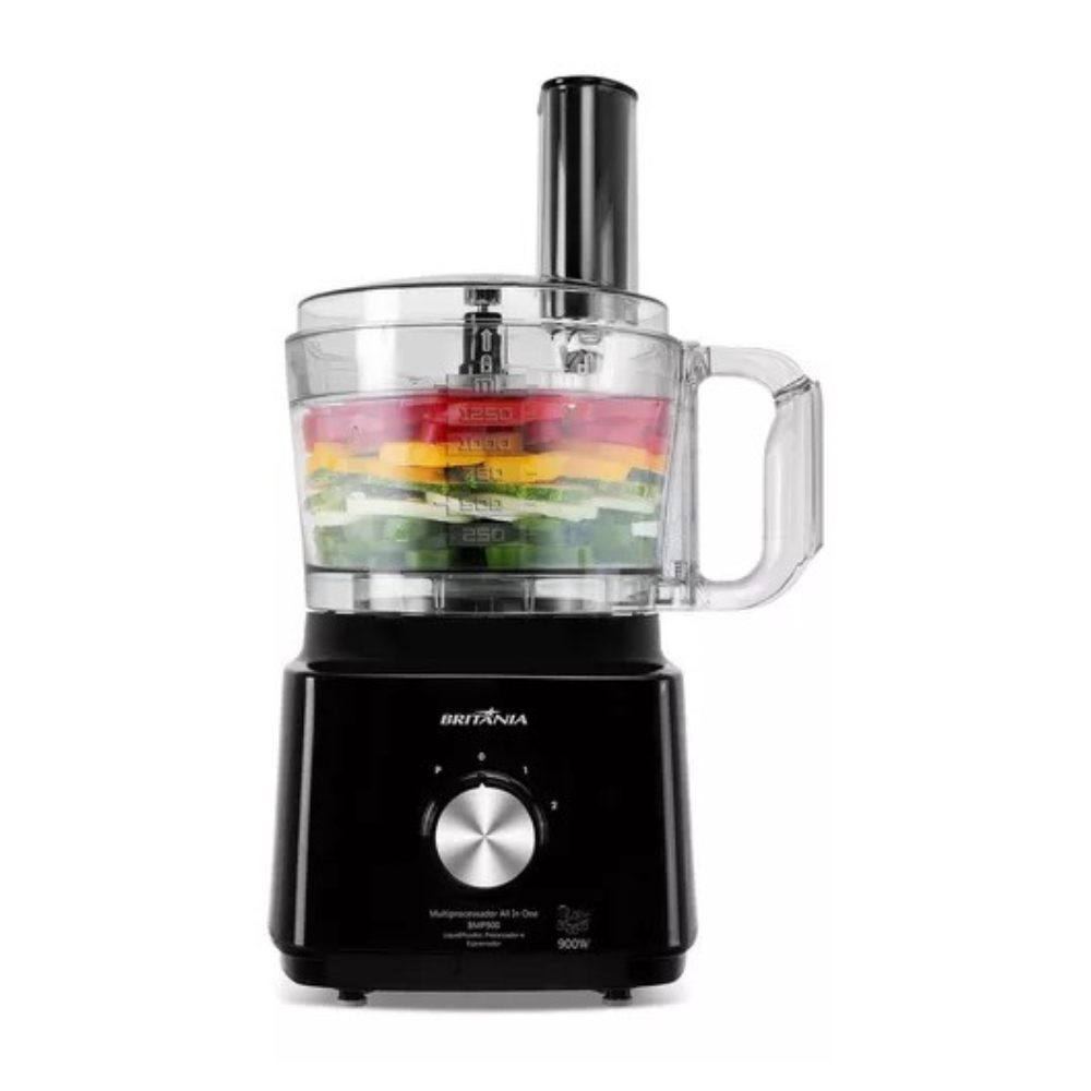 Multiprocessador All In One 5 Em 1 Britânia Bmp900p 900w Multiprocessador All In One 5 Em 1 Britânia Bmp900p 900w